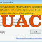 Wyłączenie kontroli użytkownika – UAC